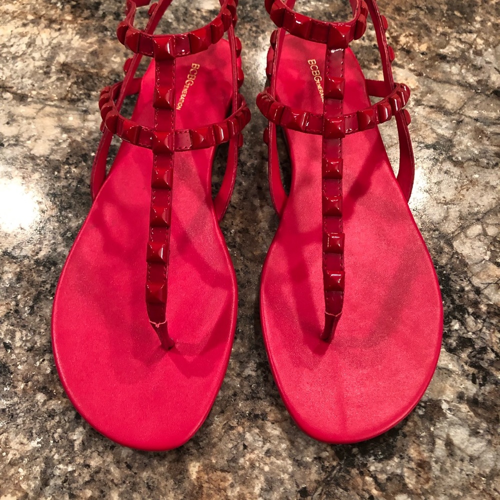 BCBGeneration NWOT Beautiful Red Sandals!